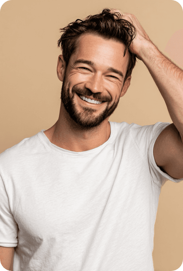 Woman with healthy hair