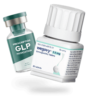 GLP-1 medication jar