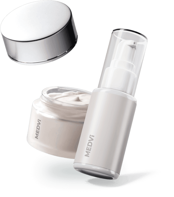MEDVi skincare tubes