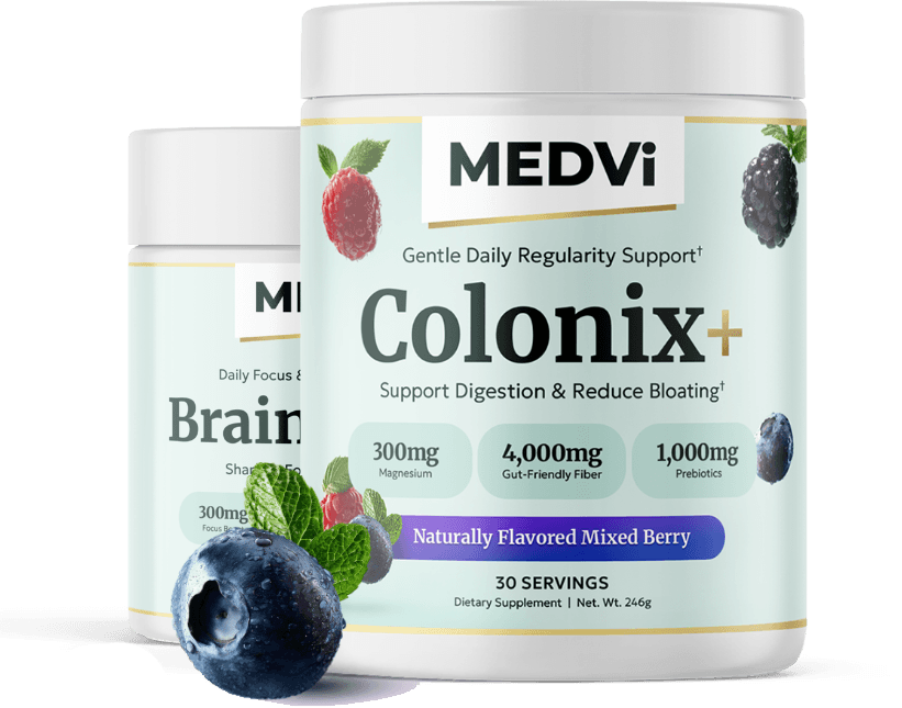 MEDVi Colonix supplement jars