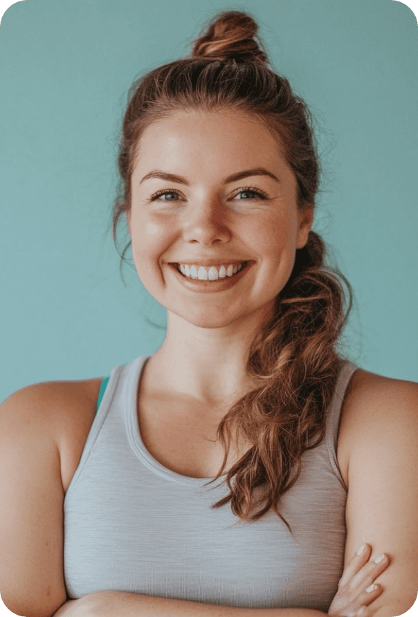 Woman drinking shake