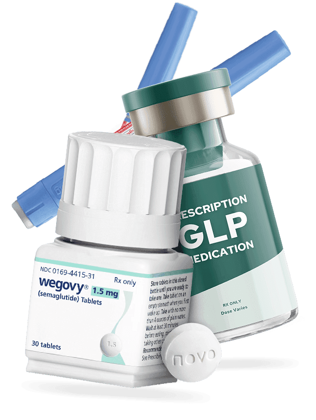 GLP-1 medication jar